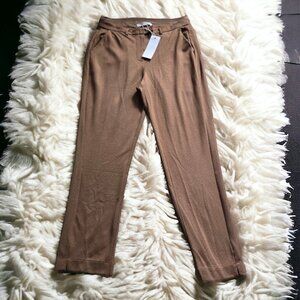 NWT ADYSON PARKER Dot Jacquard Split Hem in Natural Jacquard Size 8